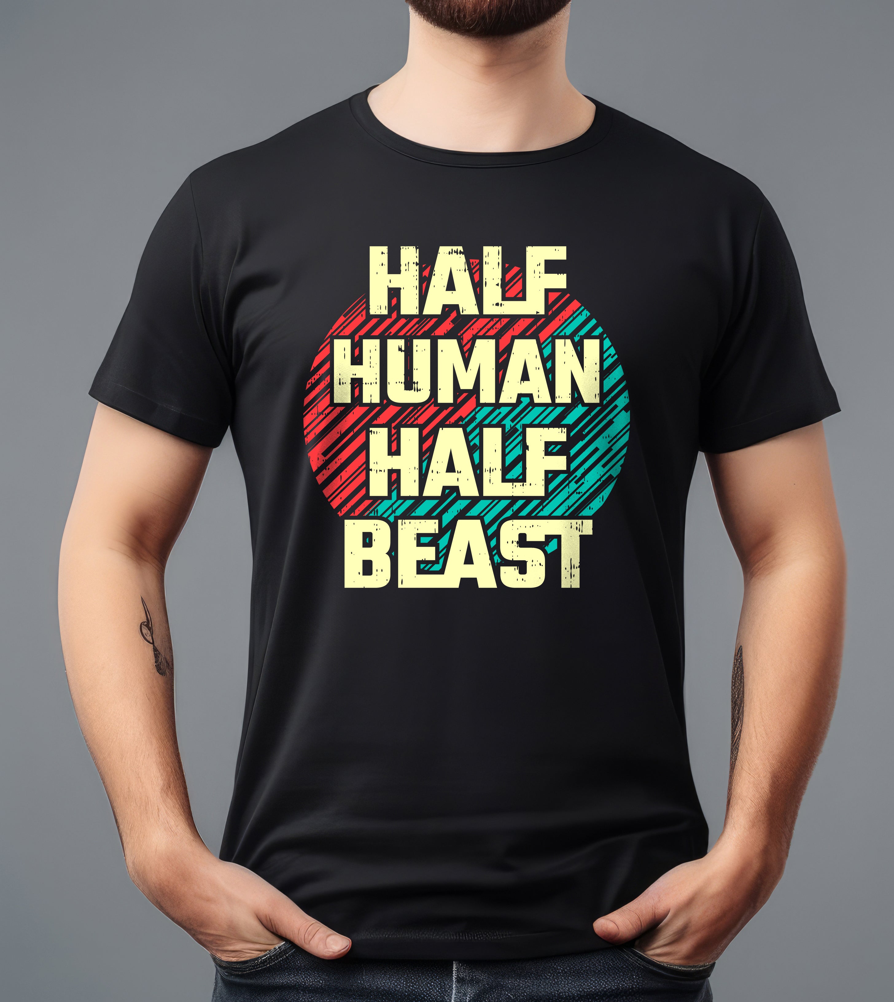 HALF HUMAN HALF BEAST