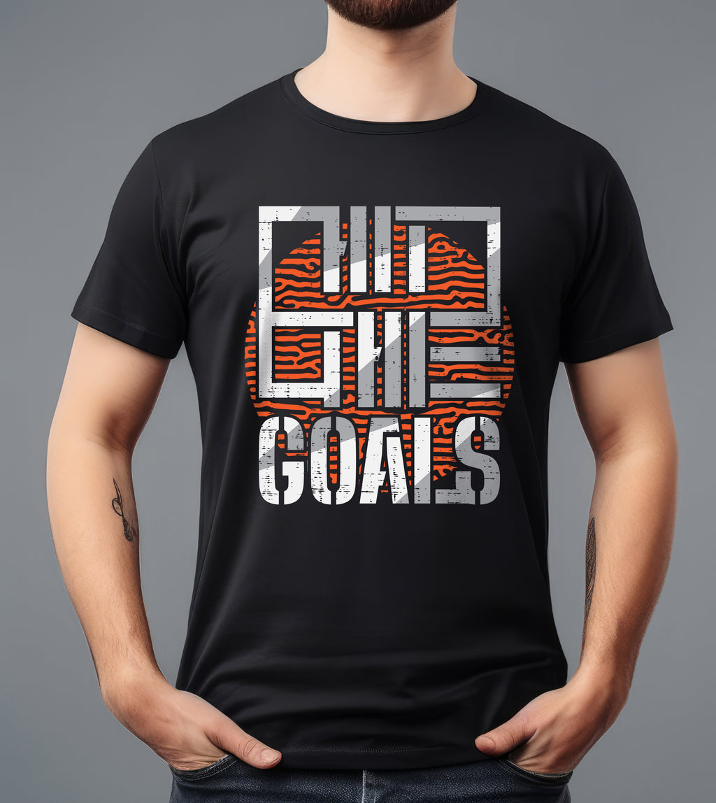GOALS BLACK T-SHIRT