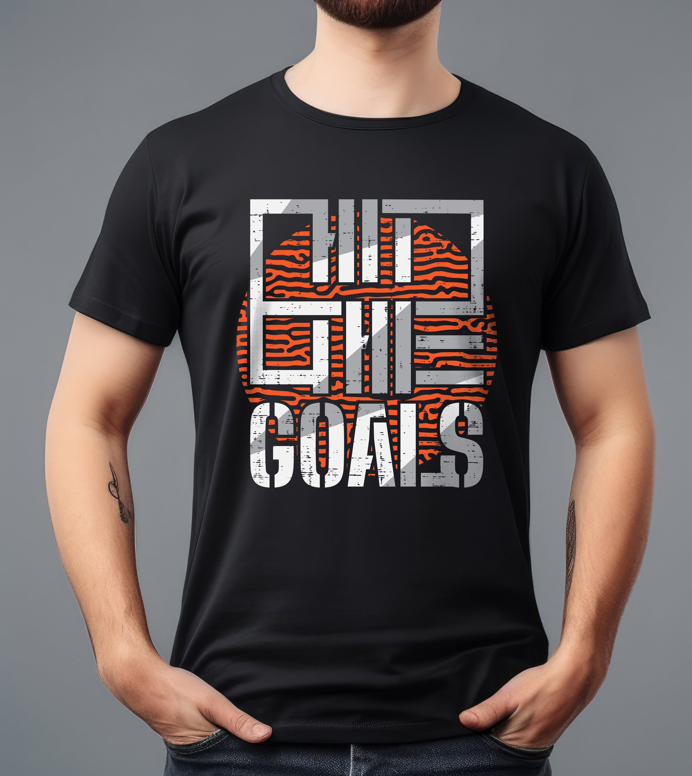 GOALS BLACK T-SHIRT