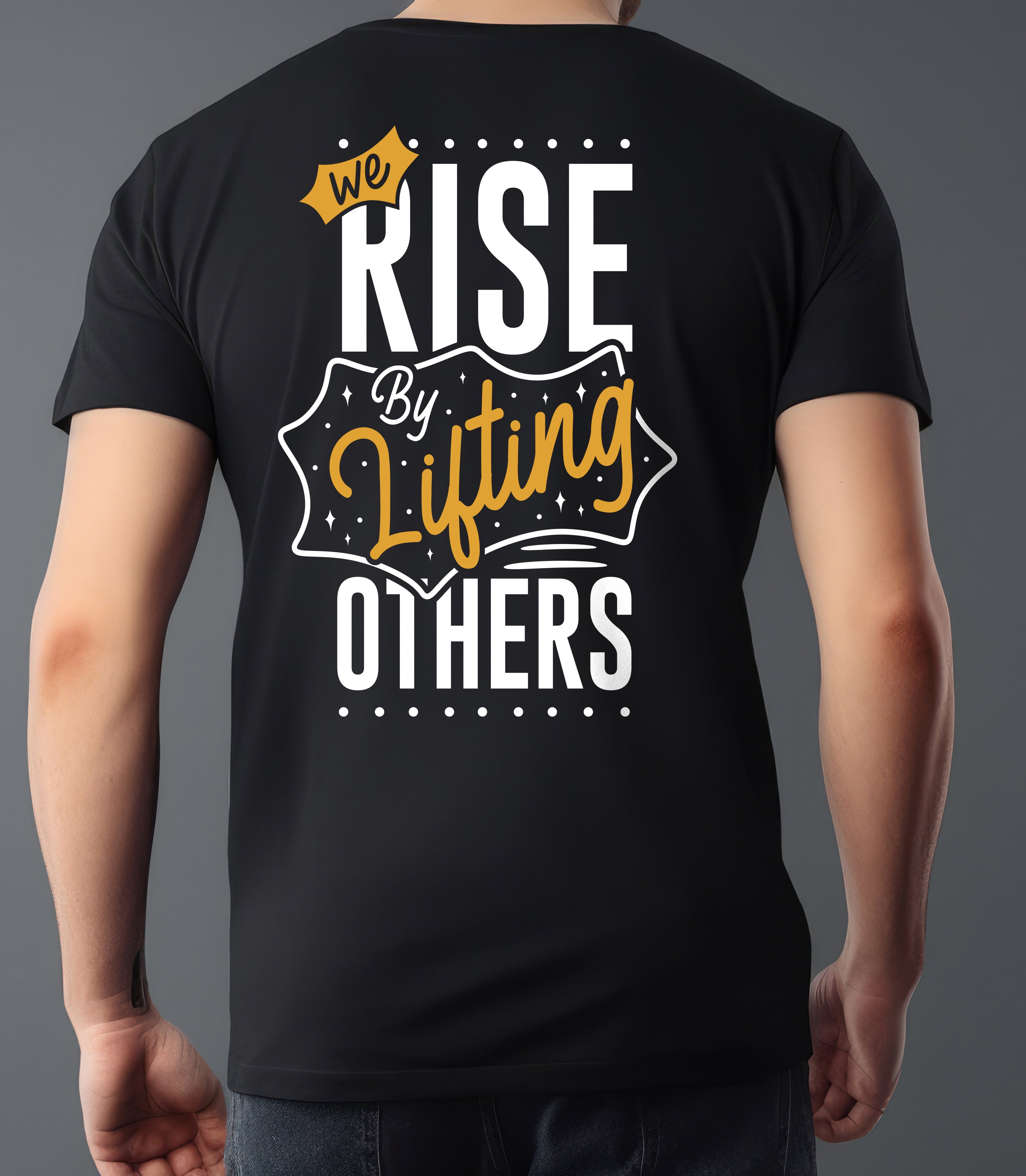 RISE BLACK T-SHIRT
