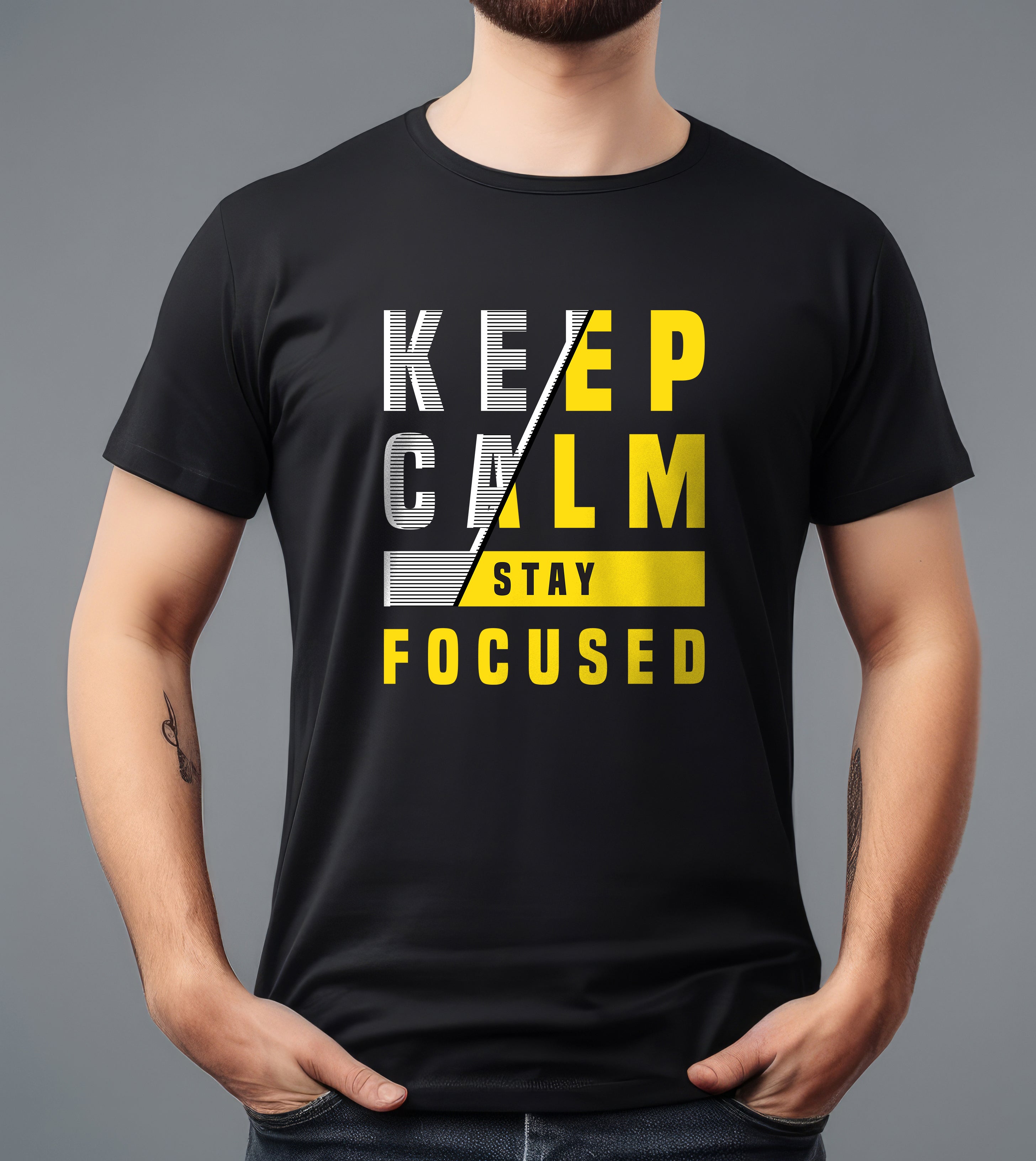KEEP CLAM PRINTED T-SHIRT.