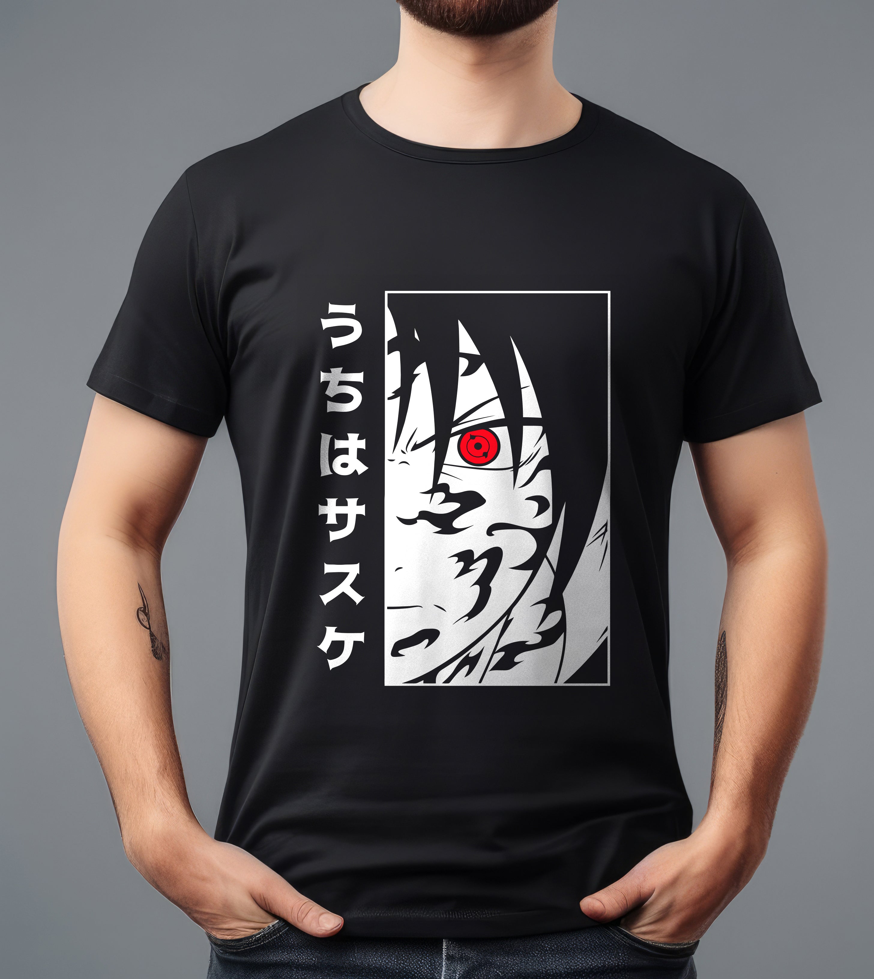 ANIME V2 BLACK T-SHIRT