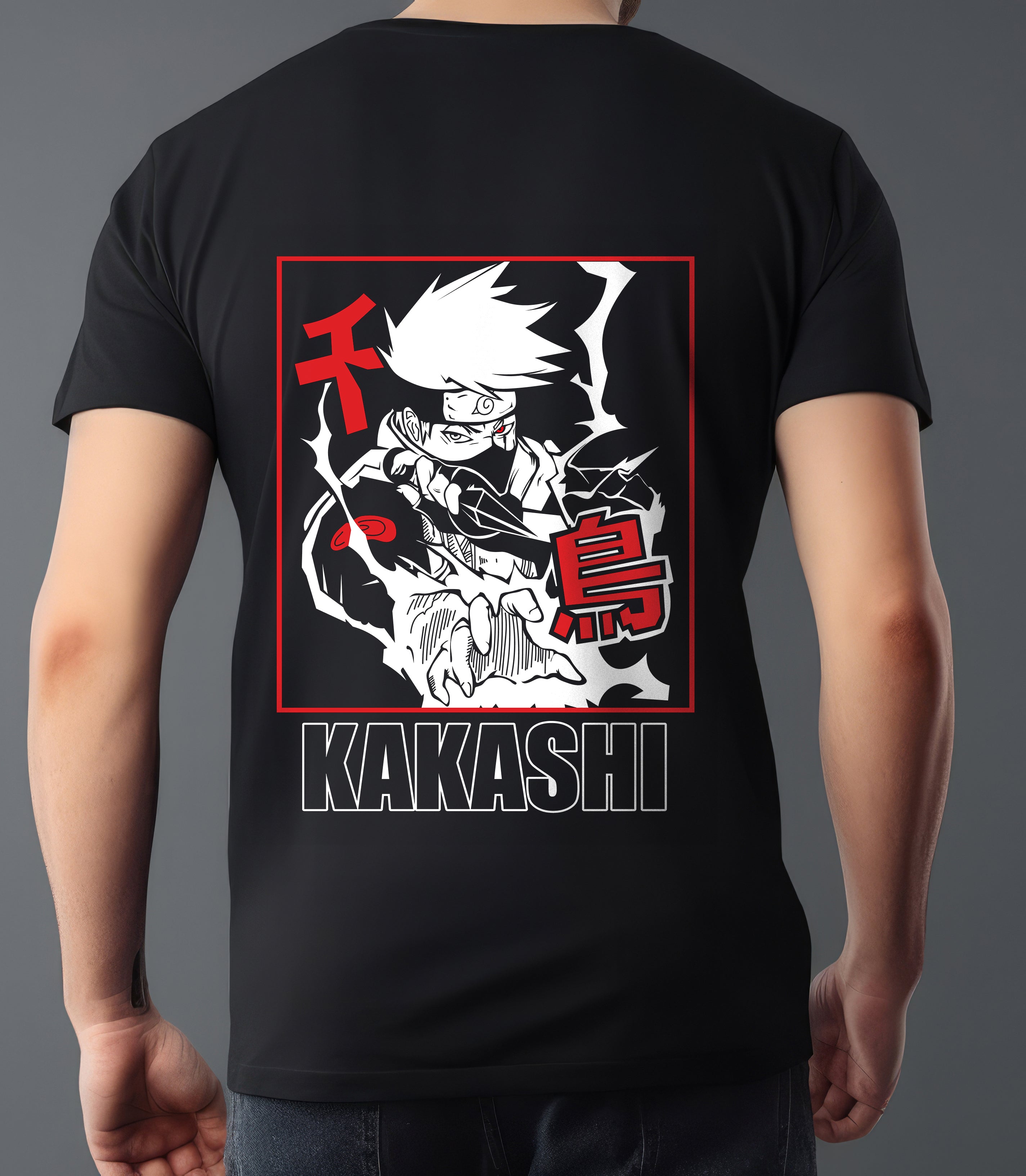 KAKASHI BLACK T-SHIRT