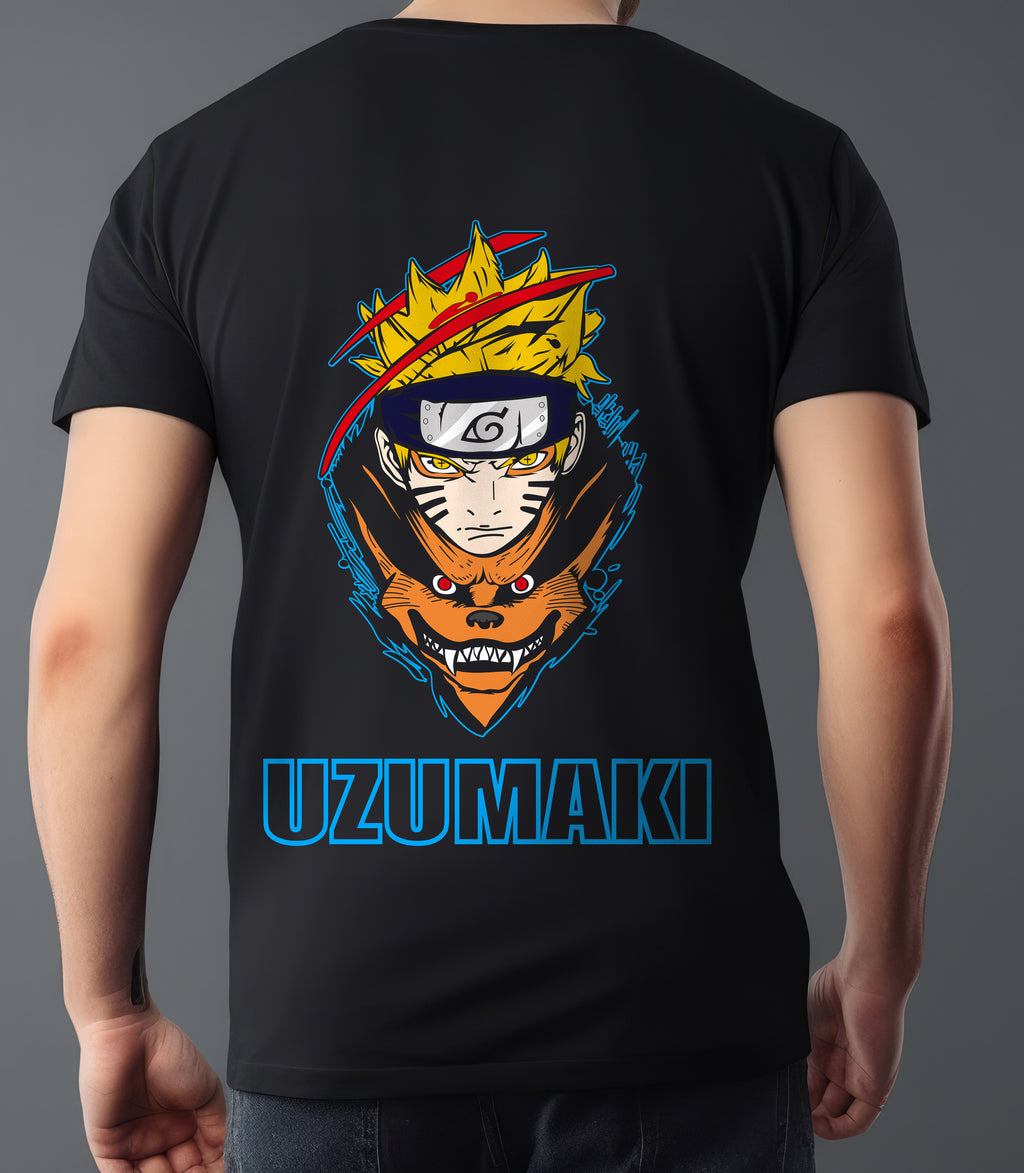 UZUMAKI BLACK T-SHIRT