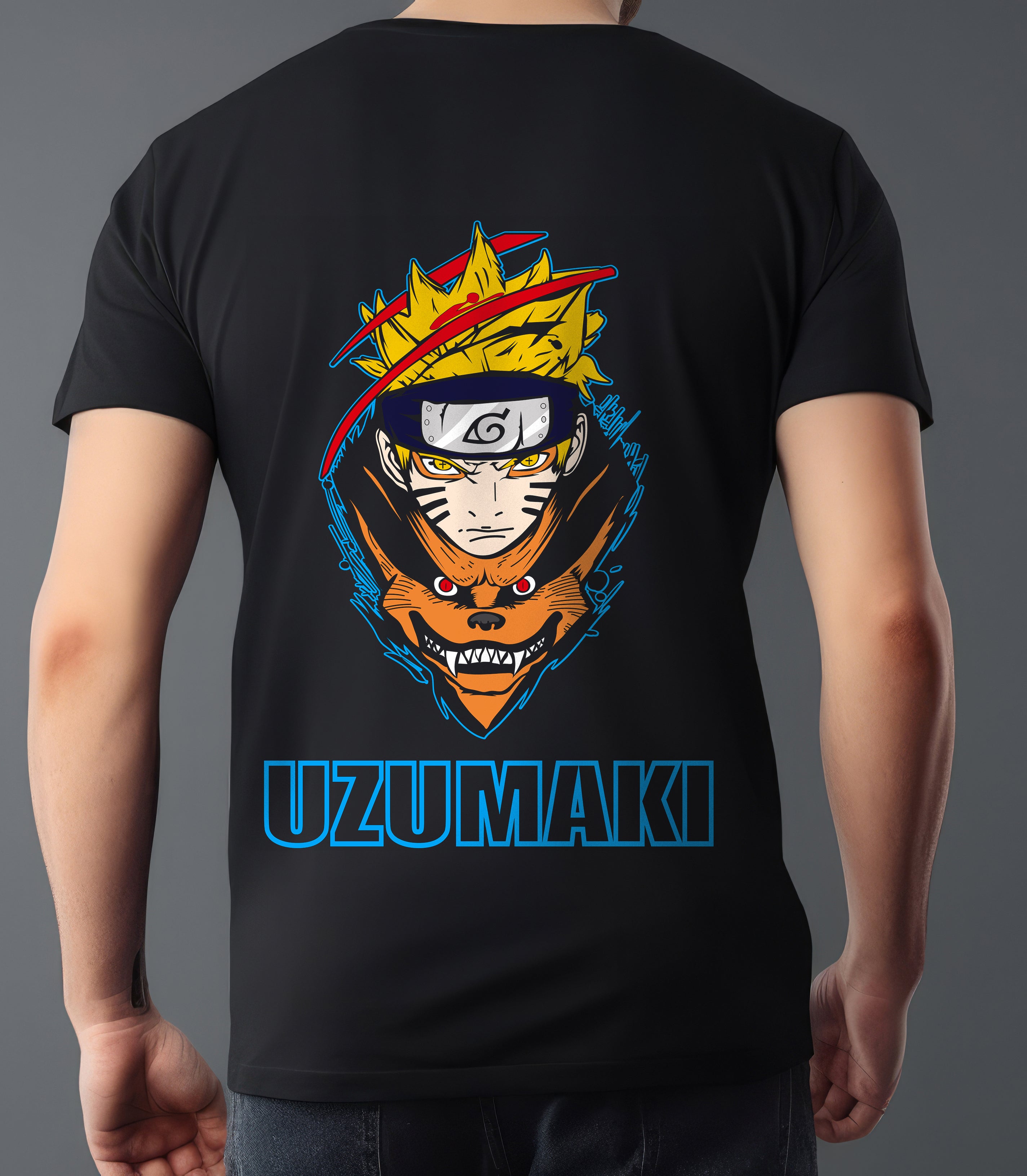 UZUMAKI BLACK T-SHIRT