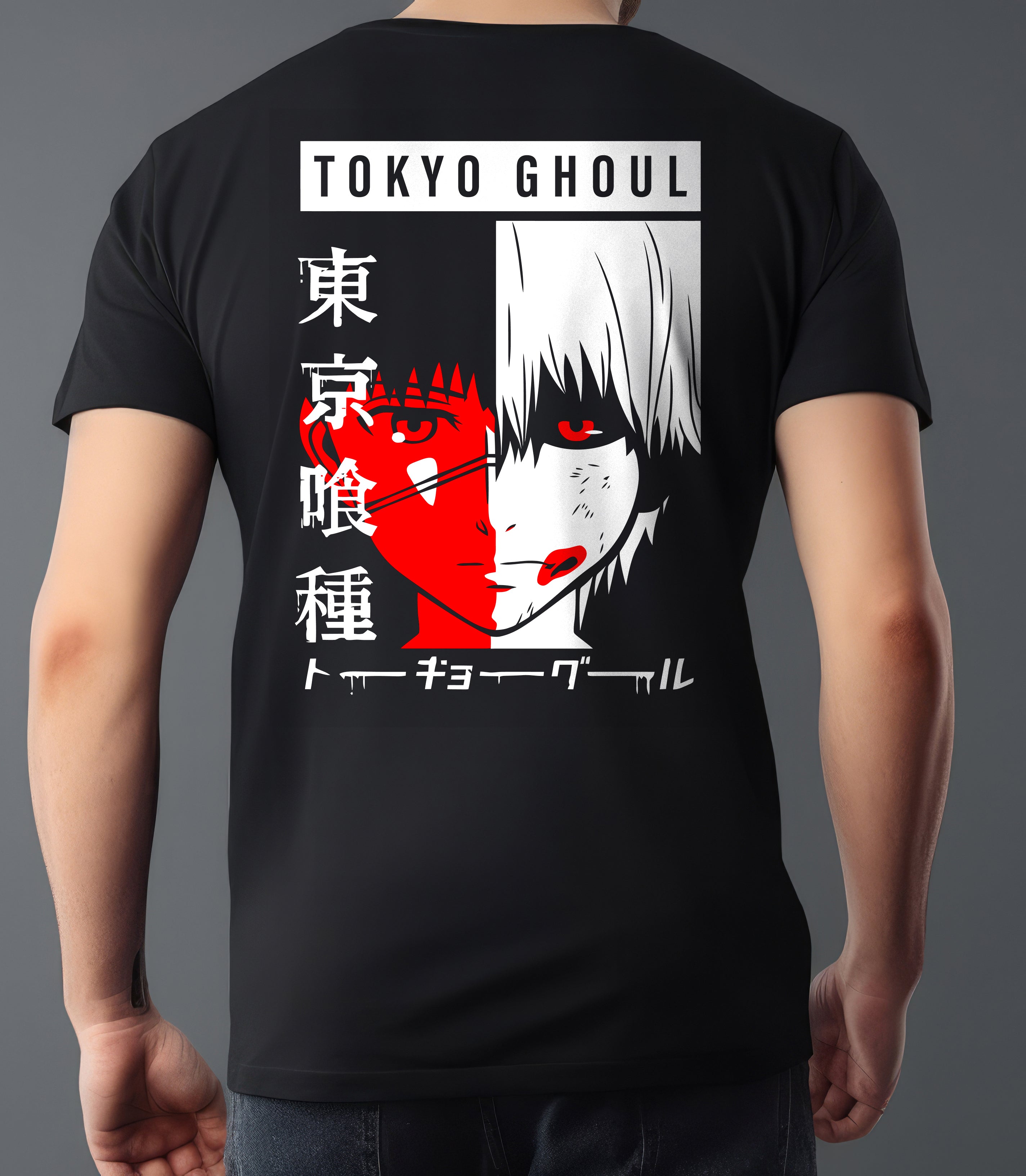 TOKYO GHOUL ANIME BLACK T-SHIRT