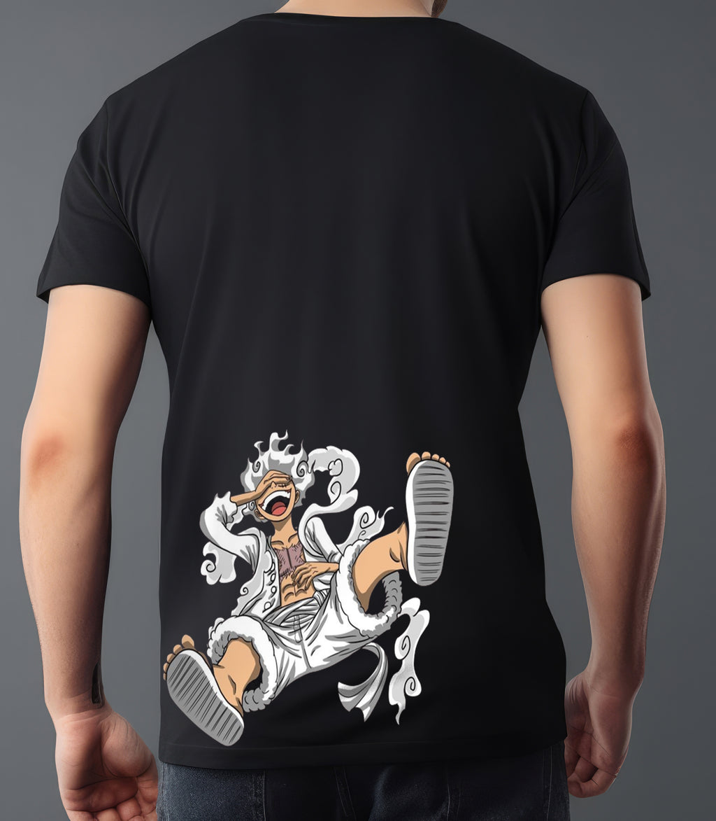 D.LUFFY05 BLACK T-SHIRT