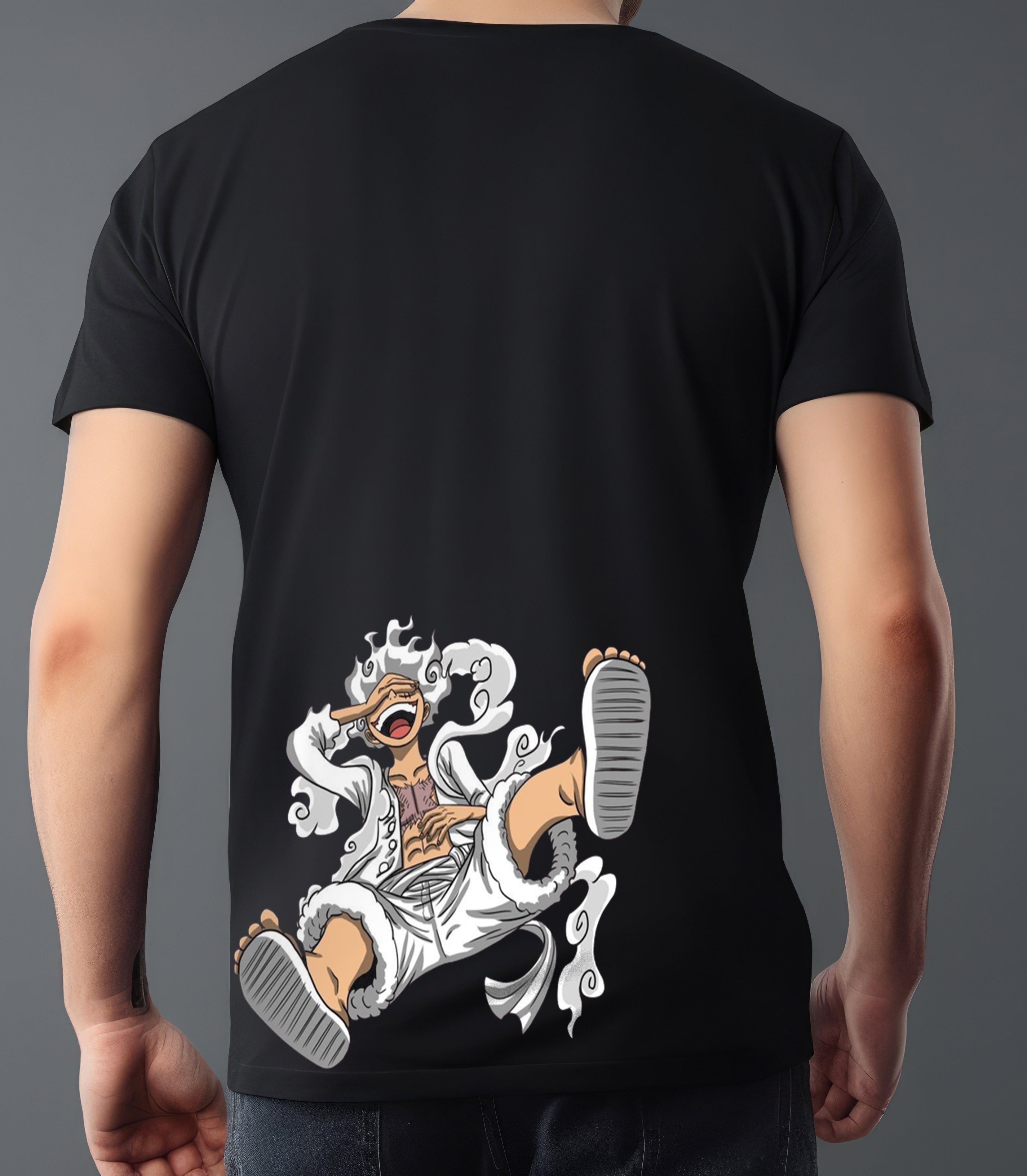 D.LUFFY05 BLACK T-SHIRT