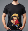 Zyronyx .( Men's D.Luffy Anime Graphic Tee – Ultra-Soft Cotton T-Shirt).