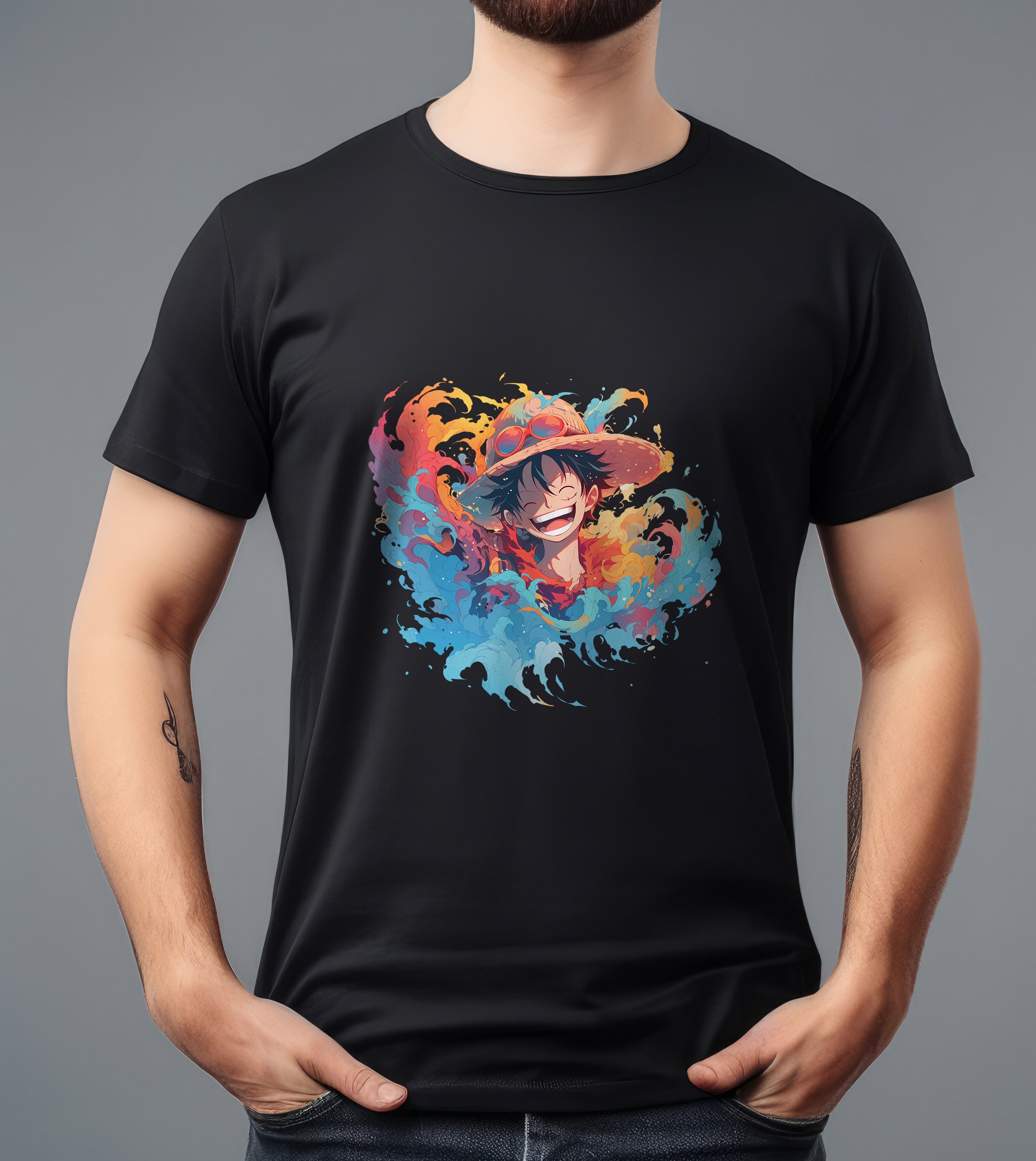 One Piece Luffy Anime T-shirt.