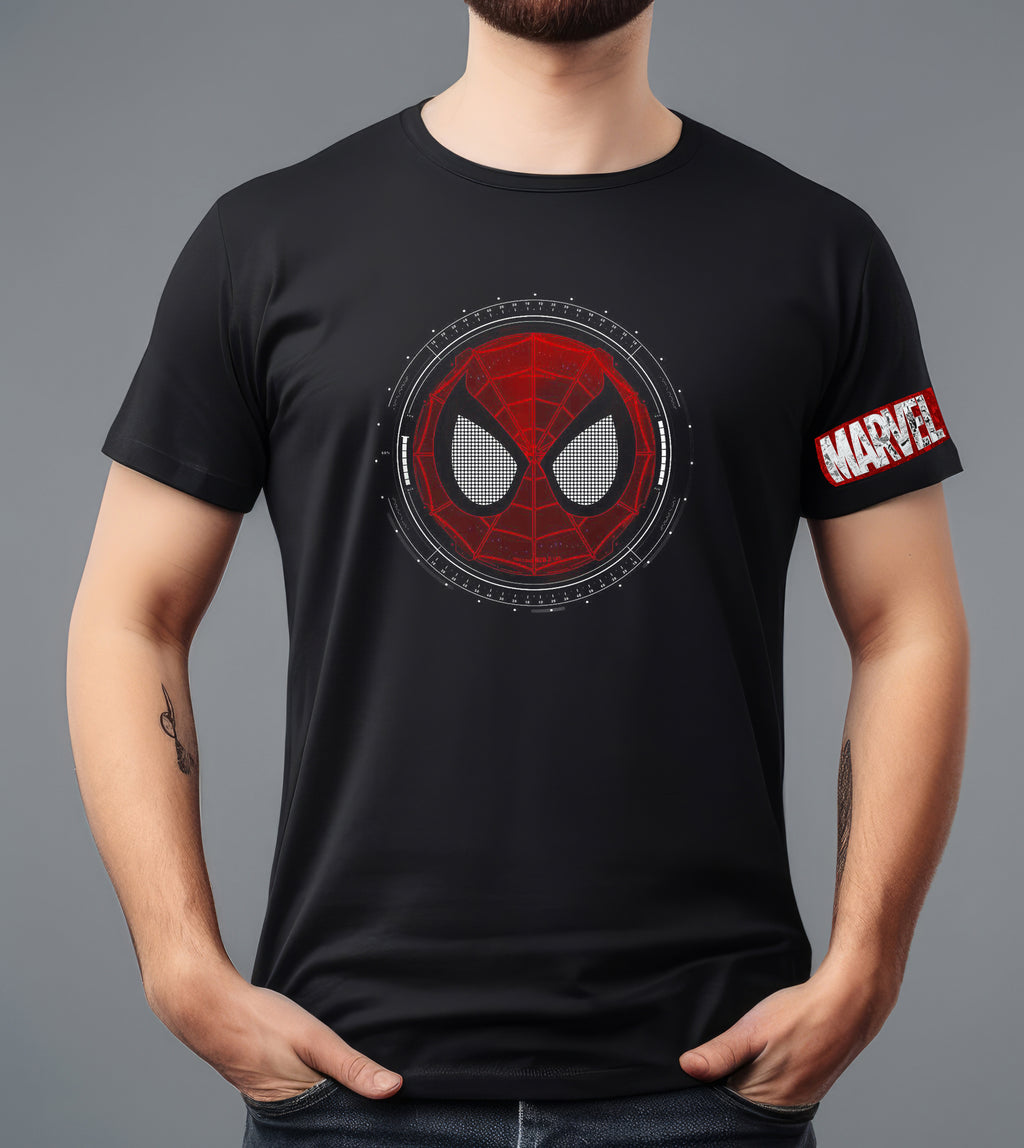 SPIDERMAN MAKS GRAPHITE BLACK T-SHIRT
