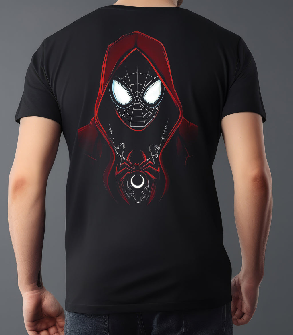 SPIDER MAN SHADOW GRAPHITE BLACK T-SHIRT